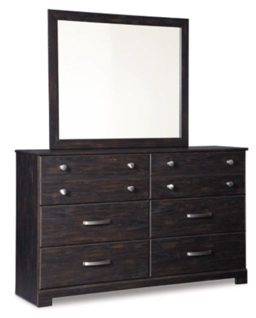 Signature Design by Ashley® Reylow 4-Piece Dark Brown King Bookcase Bed Set-2