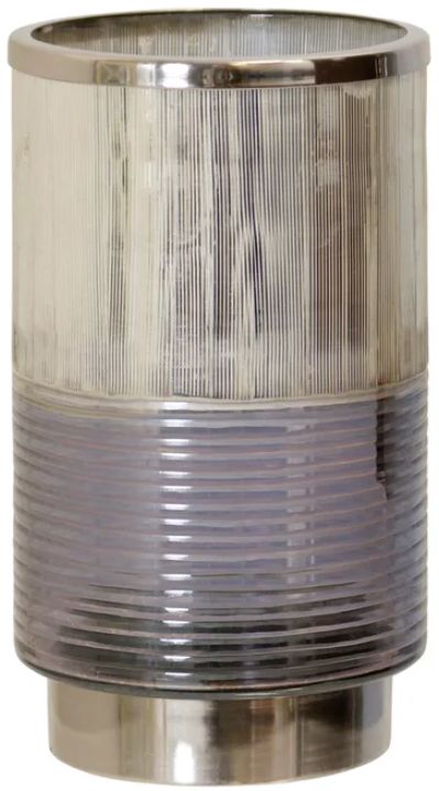 Stylecraft Pedestrial Silver Glass Vase-0