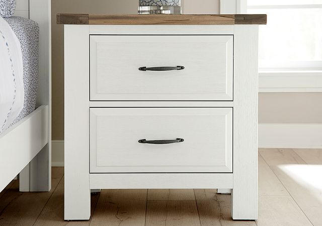 Vaughan-Bassett Maple Road Soft White Nightstand-0