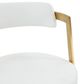 VIG Furniture Modrest Shandra Gold/White Bar Stool-4