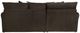Jackson Furniture Galaxy 2-Piece Chocolate Left-Arm Facing Loveseat Sectional and Chaise-3