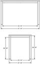 Amisco Customizable Harrison Thermo Fused Laminate Table-2