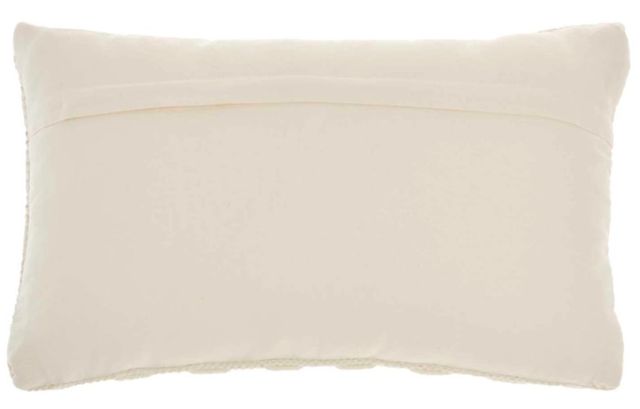 Nourison Home™ Lifestyle Blush Woven Lines And Dots Throw Pillow-1