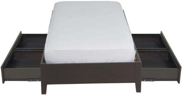 Modus Furniture Nevis Espresso California King Simple Storage Bed-3