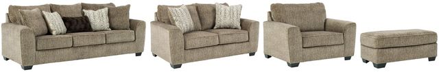 Benchcraft® Olin 4-Piece Chocolate Living Room Seating Set-0