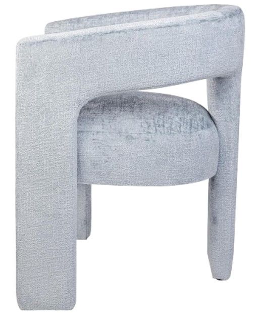 Jofran Inc. Gwen Blue Upholstered Dining Arm Chair-3