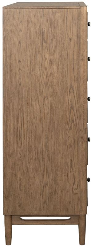 Flexsteel® Verona Medium Brown Oak Drawer Chest-3