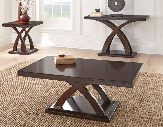 Steve Silver Co. Jocelyn Espresso Cherry Sofa Table-2