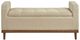 Mazin Furniture Brigitte Light Brown Lift Top Storage Bench-1