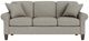 Flexsteel® Moxy Gray Quarry Sofa with Curved Sock Arms-1