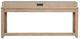 Liberty Furniture Millstone Gray Console Bar Table with Nutmeg Base-4