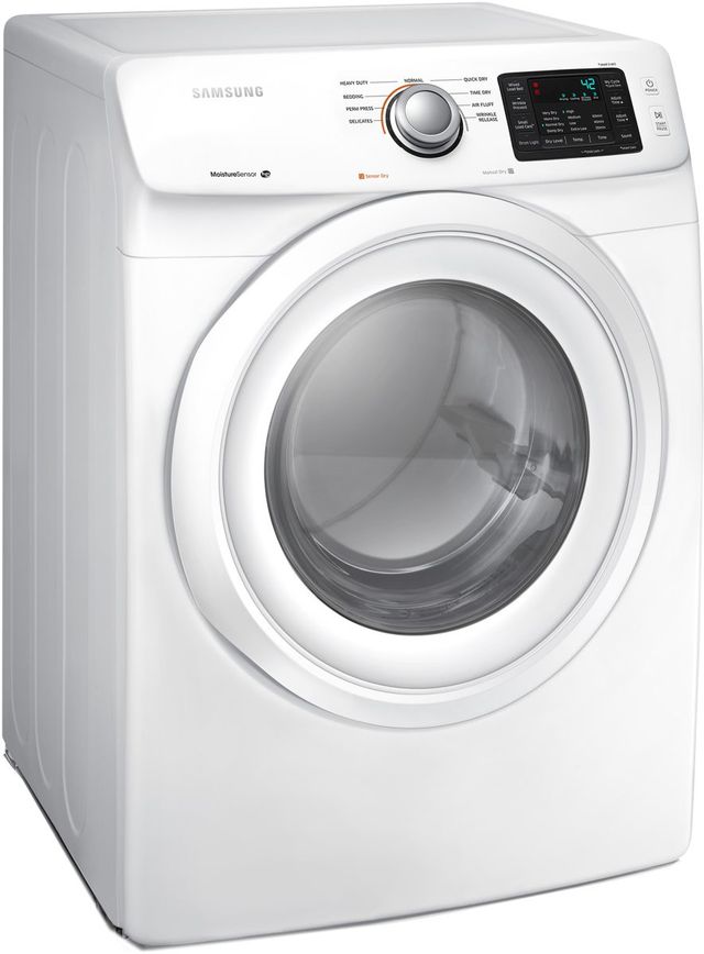 Samsung 7.5 Cu. Ft. White Front Load Gas Dryer-2