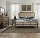 Liberty Furniture Americana Farmhouse 4-Pieces Black/Dusty Taupe King Bedroom Set-1