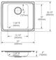 Elkay Lustertone® Classic Lustrous Satin Stainless Steel 22" x 19.5" x 4" 2FRM-Hole Single Bowl Drop-in Classroom ADA Sink-1