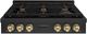 ZLINE Paramount Series Autograph Edition 36" Black Stainless Steel Gas Rangetop with Champagne Bronze Accents-0