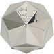 Harp & Finial® Rhodes Geo Sculpture Chrome Home Decor-0