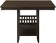 Coaster® Jaden Espresso Square Counter Height Table With Storage-2