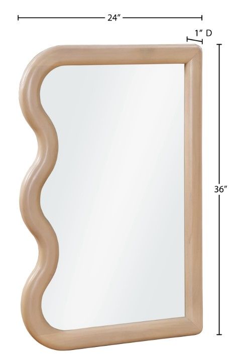 Meridian Furniture Winnie Natural Accent Mirror-4