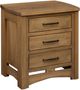 Country Classic Collection Customizable Homestead 3-Drawer Nightstand-0
