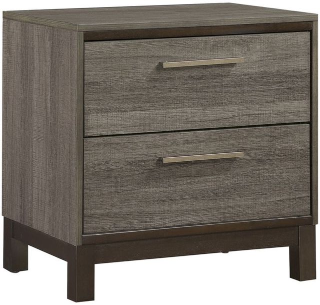 Homelegance® Vestavia Antique Gray/Dark Brown Nightstand-0