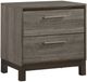 Homelegance® Vestavia Antique Gray/Dark Brown Nightstand-0