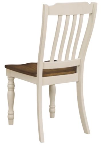 Signature Design by Ashley® Mellintine Antique White/Brown Side Chair-4