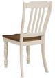 Signature Design by Ashley® Mellintine Antique White/Brown Side Chair-4