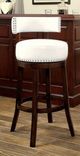 Furniture of America® Shirley 2-Piece Dark Oak/White Counter Stool Set-0