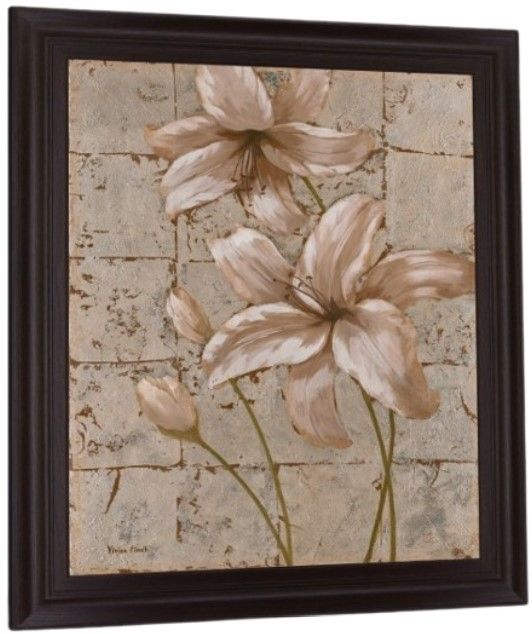 Classy Living Creamy Lily Trio Wall Art-2