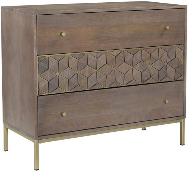 Moe's Home Collection Corolla Grey Chest-0