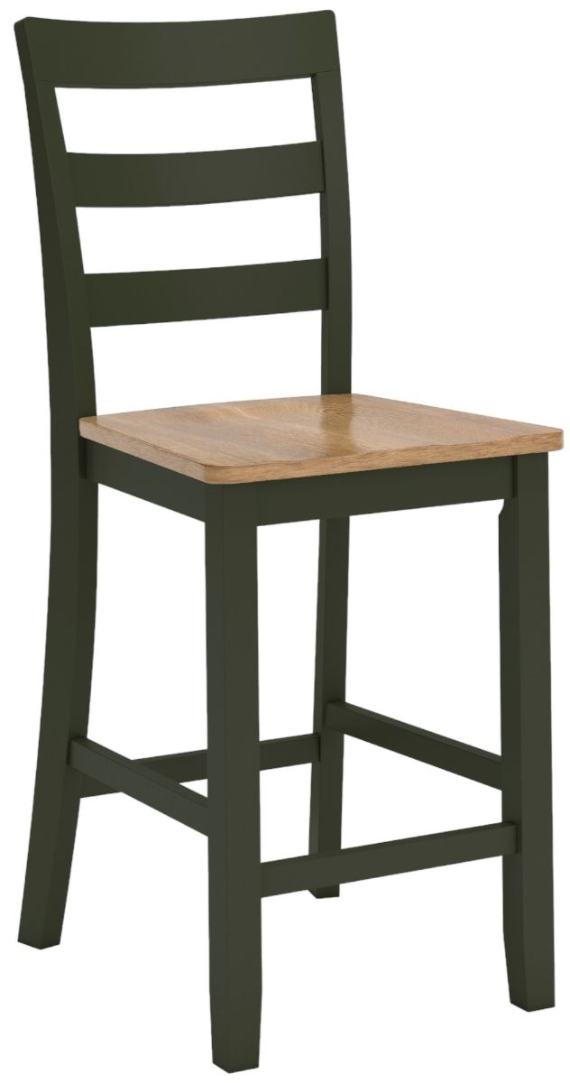 Signature Design by Ashley® Gesthaven 5-Piece Green/Natural Counter Height Dining Set-3
