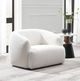 ACME Furniture Lucifer White Shimmer Chenille Chair-1
