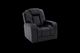 iPowr Black Leather Zero Gravity Triple Power Recliner with Lumbar Massage and Immersive Audio-0