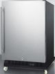 Summit® Commercial Series 24" 5.0 Cu. Ft. Stainless Steel Built-In or Freestanding Under The Counter Refrigerator-4