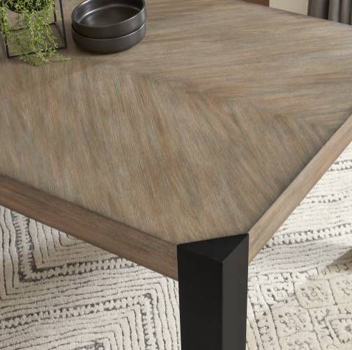 Parker House® Cedar Fork Smoked Arabica Dining Table-3