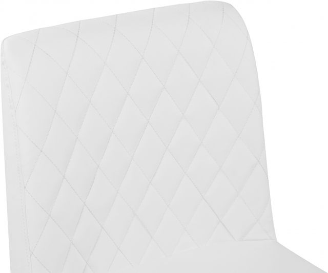 Meridian Furniture Bryce White Faux Leather Stool-3