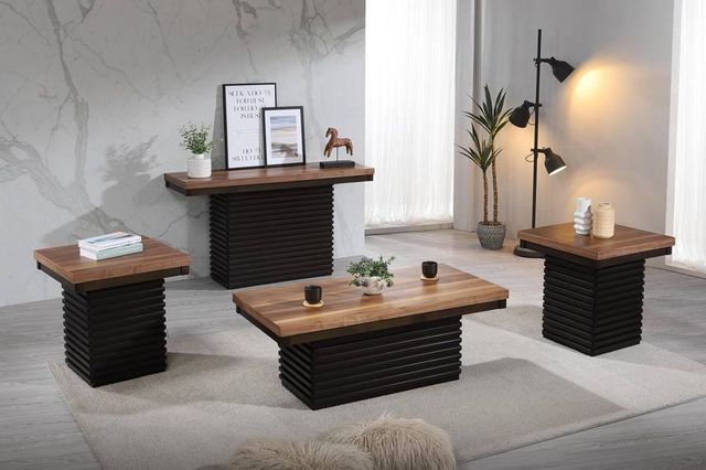Urban Styles Furniture Dallas Cappuccino/Walnut Console Table-1
