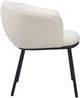 Zuo® Modern Essen Black/Ivory Dining Arm Chair-2