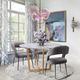 TOV Furniture Rocco Grey Velvet Dining Chair-4