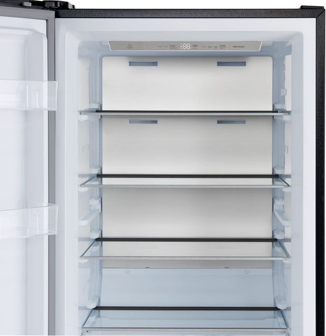 FORNO® Maderno Espresso 60" 27.2 Cu. Ft. Black Convertible Built-In Side-by-Side Refrigerator/Freezer-2