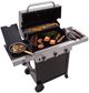 Char-Broil® Performance Series™ 3-Burner  Black with Stainless Steel Freestanding Natural Gas Grill-4