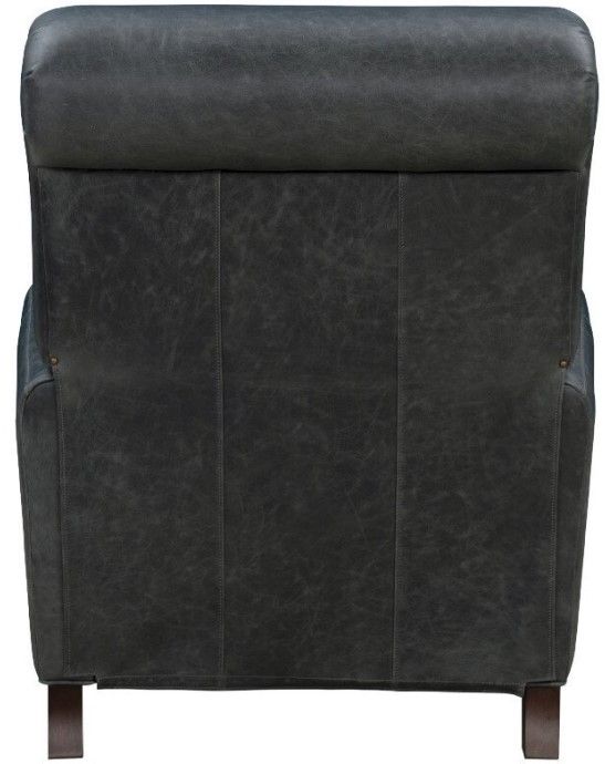 BarcaLounger® Harrington Clifton Gray Leather Manual Recliner-4