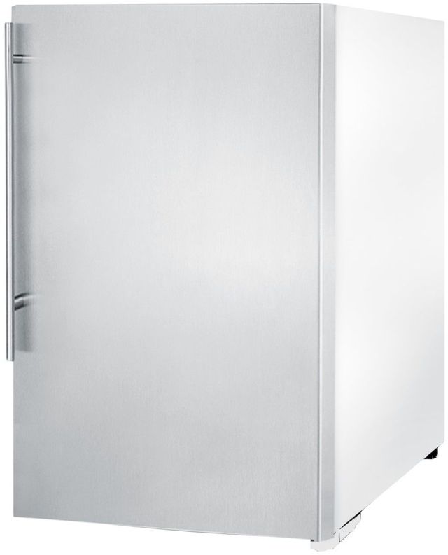 Summit® 5 Cu. Ft. Stainless Steel Upright Freezer-1
