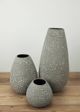 Le Present Drop Wide Lunar Grey 13.7" Vase-3