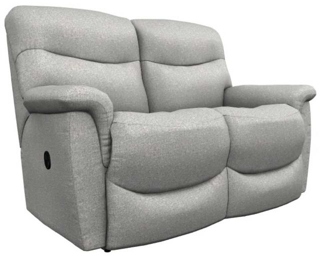 La-Z-Boy® James Dove Gray Manual Reclining Loveseat-0