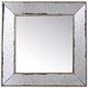 A & B Home Speckled Silver Square Vintage Mirror-1