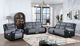 Northfield Living Alicia Black/Gray Manual Recliner-1
