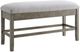 Steve Silver Co. Grayson Ash-Gray/Driftwood Storage Counter Bench-0