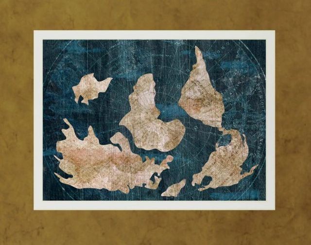 Classy Art Industrial Map by CAD Designs Wall Art-2