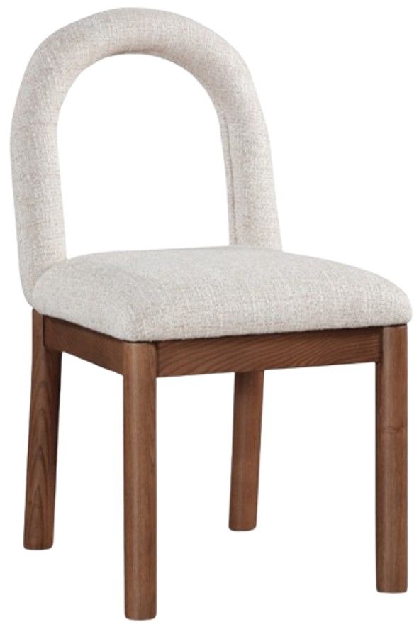Meridian Furniture Conrad Beige/Brown Upholstered Dining Chair-0